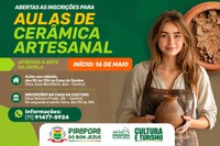 Aulas de Cerâmica Artesanal 🏺