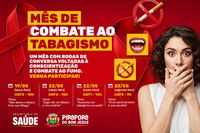 Mês de Combate ao Tabagismo 🚬