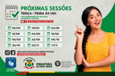 Próximas Sessões Legislativas 📅