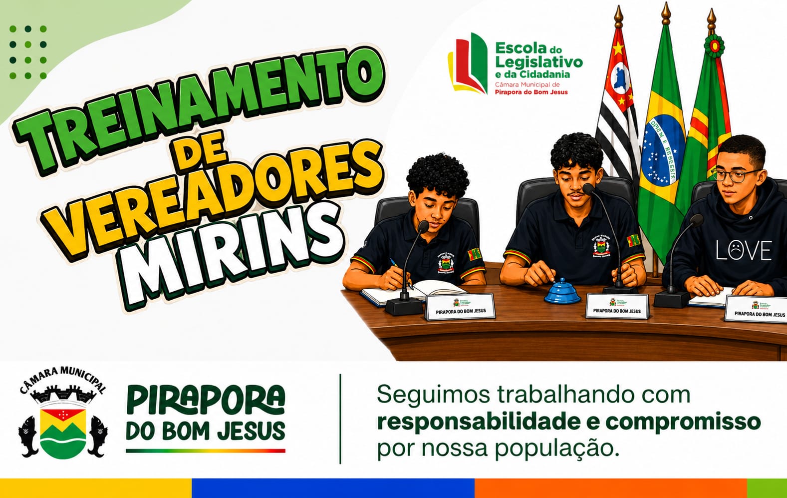 Treinamento de Vereadores Mirins 💪