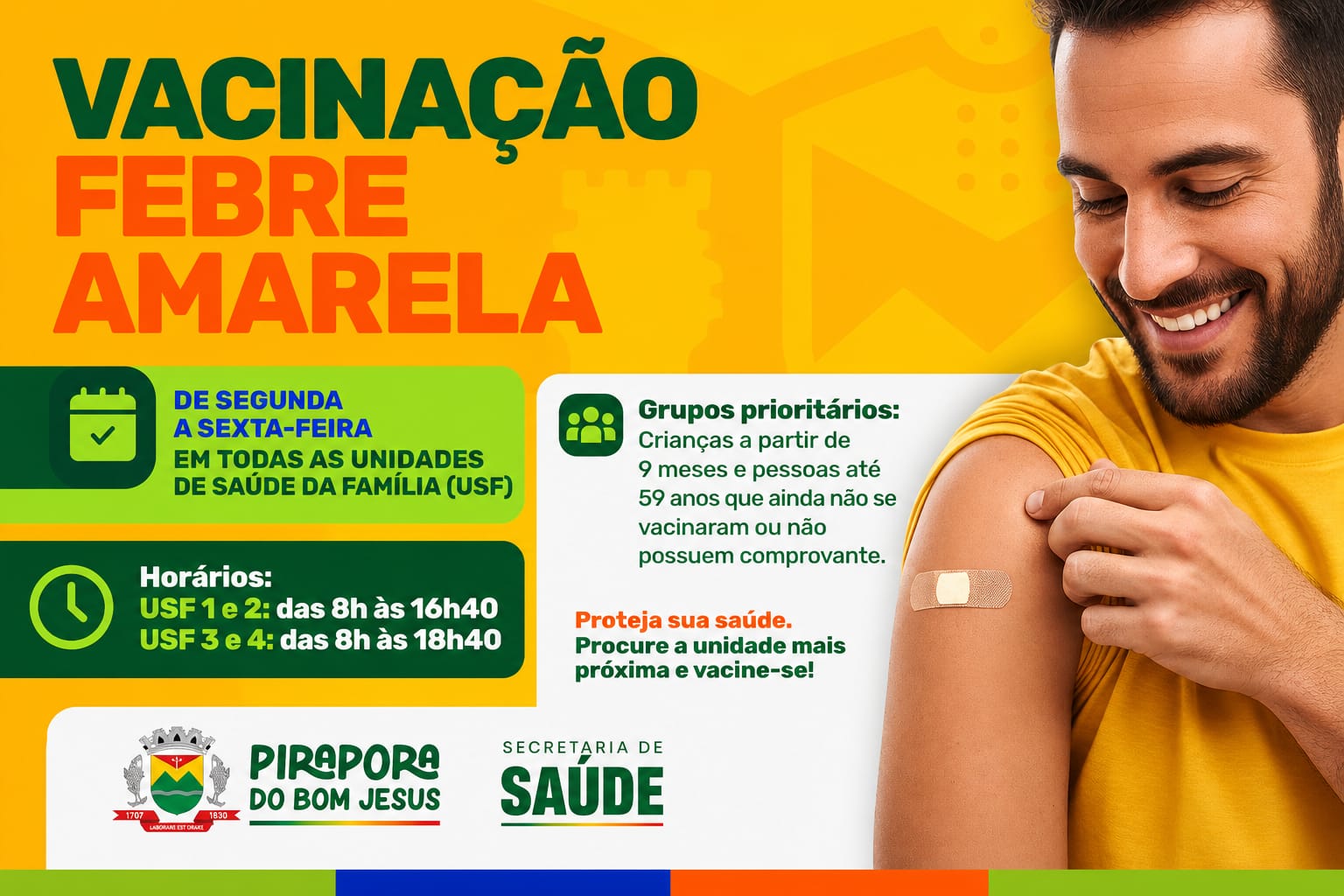 Vacinação Contra a Febre Amarela 💉💛