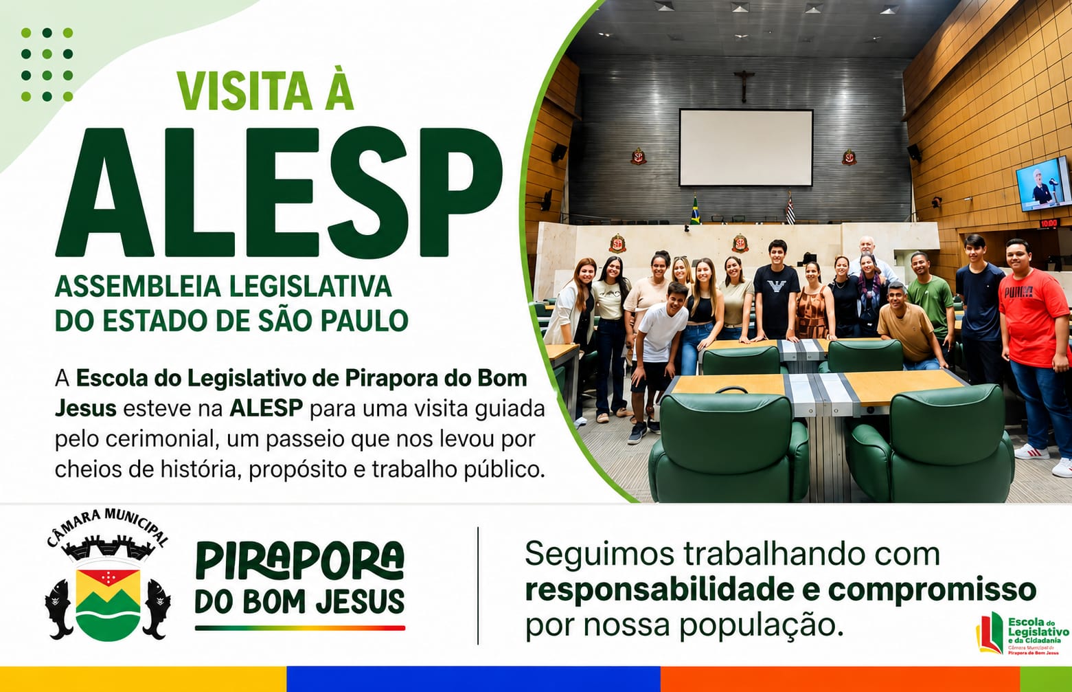 Visita à ALESP 🏛️